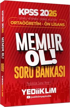 Yediiklim Yayınları 2026 KPSS Genel Yetenek Genel Kültür Ortaöğretim Ön Lisans Memur Ol Soru Bankası