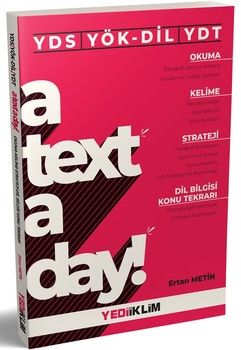 Yediiklim Yayınları YDS YÖKDİL YDT A Text A Day Okuma Kelime Strateji Dil Bilgisi Konu Tekrarı