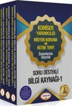 Yediiklim Yayınları Komiser Yardımcılığı Misyon Koruma ve Rütbe Terfi Sınavlarına Hazırlık Soru Destekli Bilgi Kaynağı