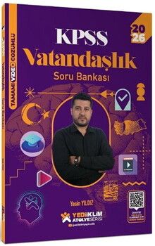 Yediiklim Yayınları 2026 KPSS Vatandaşlık Atölye Soru Bankası