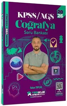 Yediiklim Yayınları 2026 KPSS Coğrafya Atölye Soru Bankası