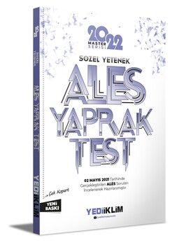 Yediiklim Yayınları 2022 Prestij Serisi DGS Tamamı Çözümlü Süper 5 Deneme