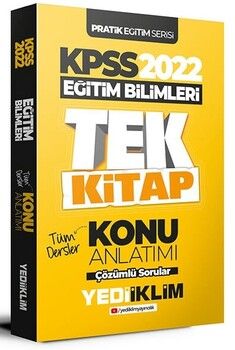 Yediiklim Yayınları 2022 KPSS Genel Yetenek Türkçe Tamamı Çözümlü 20 Deneme Sınavı