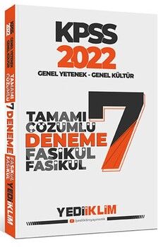 Yediiklim Yayınları KPSS Genel Kültür Belleten Tarih Tamamı Çözümlü Soru Bankası
