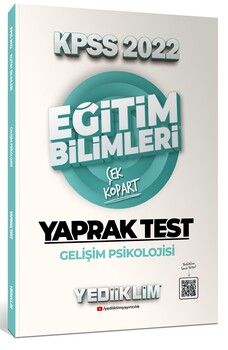 Yediiklim Yayınları 2022 KPSS Eğitim Bilimleri Ösym Ne Sorar Öğretim Yöntem ve Teknikleri Video Destekli Konu Anlatımı