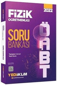 Yediiklim Yayınları 2022 ÖABT Fizik Öğretmenliği Soru Bankası