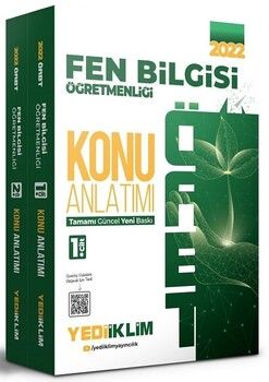 Yediiklim Yayınları 2022 ÖABT Fen Bilgisi Öğretmenliği Konu Anlatımı Modüler Set