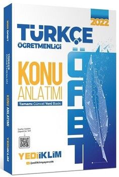Yediiklim Yayınları 2022 ÖABT Türkçe Öğretmenliği Konu Anlatımı