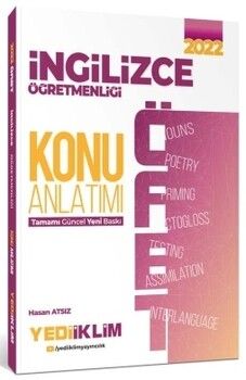 Yediiklim Yayınları 2022 ÖABT İngilizce Öğretmenliği Konu Anlatımı