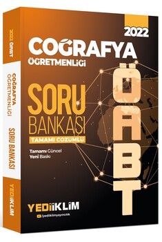 Yediiklim Yayınları 2022 ÖABT Coğrafya Öğretmenliği Tamamı Çözümlü Soru Bankası