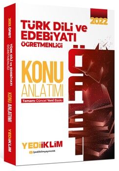Yediiklim Yayınları 2022 ÖABT Türk Dili ve Edebiyatı Öğretmenliği Konu Anlatımı
