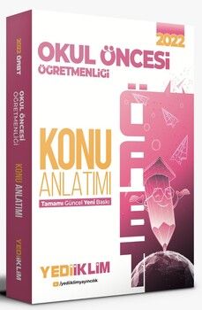 Yediiklim Yayınları 2022 ÖABT Okul Öncesi Öğretmenliği Konu Anlatımı