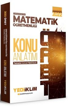 Yediiklim Yayınları 2022 ÖABT Ortaöğretim Matematik Öğretmenliği Konu Anlatımı