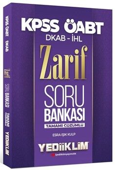 Yediiklim Yayınları KPSS ÖABT Din Kültürü ve Ahlak Bilgisi İHL Öğretmenliği DHBT Zarif Soru Bankası