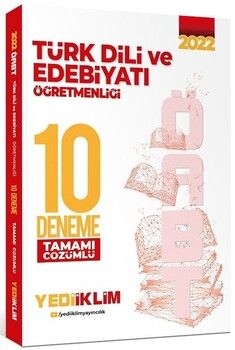 Yediiklim Yayınları 2022 ÖABT Türk Dili ve Edebiyatı 10 Deneme