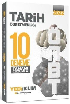 Yediiklim Yayınları 2022 ÖABT Tarih Öğretmenliği 10 Deneme