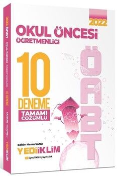 Yediiklim Yayınları 2022 ÖABT Okul Öncesi 10 Deneme