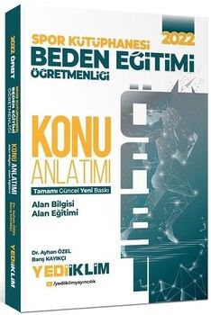 Yediiklim Yayınları 2022 ÖABT Beden Eğitimi Öğretmenliği Spor Kütüphanesi Konu Anlatımı