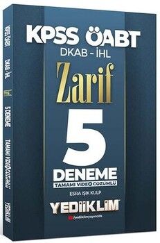 Yediiklim Yayınları KPSS ÖABT DKAP İHL Zarif Tamamı Video Çözümlü 5 Deneme