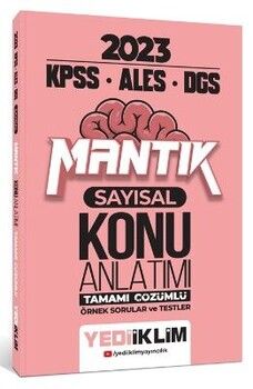 Yediiklim Yayınları 2023 KPSS ALES DGS Sayısal Mantık Konu Anlatımı