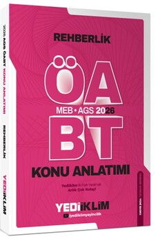 Yediiklim Yayınları 2026 MEB AGS ÖABT Rehberlik Konu Anlatımı