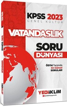 Yediiklim Yayınları 2023 KPSS Genel Kültür Vatandaşlık Soru Dünyası