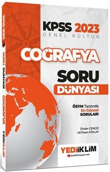  Yediiklim Yayınları 2023 KPSS Genel Kültür Coğrafya Soru Dünyası