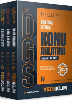 Yediiklim Yayınları DGS Sayısal Yetenek Prestij Serisi  Konu Anlatımı Modüler Set
