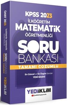 Yediiklim Yayınları 2023 ÖABT İlköğretim Matematik Öğretmenliği Tamamı Çözümlü Soru Bankası