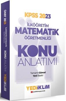 Yediiklim Yayınları 2023 ÖABT İlköğretim Matematik Öğretmenliği Konu Anlatımı