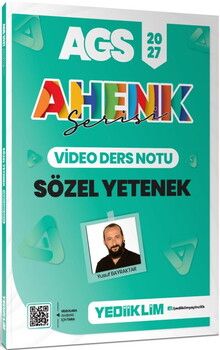 Yediiklim Yayınları 2027 MEB AGS Ahenk Serisi Sözel Yetenek Video Ders Notları
