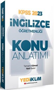 Yediiklim Yayınları 2023 ÖABT İngilizce Öğretmenliği Konu Anlatımı