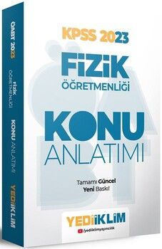 Yediiklim Yayınları 2023 ÖABT Fizik Öğretmenliği Konu Anlatımı