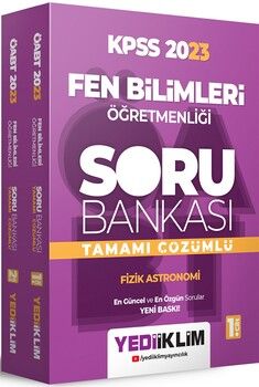 Yediiklim Yayınları 2023 ÖABT Fen Bilimleri Öğretmenliği Tamamı Çözümlü Soru Bankası Seti 2 Cilt