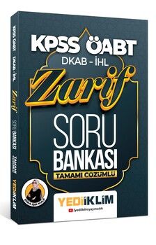 Yediiklim Yayınları 2023 ÖABT DKAP İHL Zarif Tamamı Çözümlü Soru Bankası