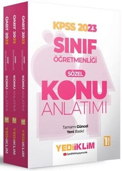 Yediiklim Yayınları 2023 ÖABT Sınıf Öğretmenliği Konu Anlatımlı Modüler Set