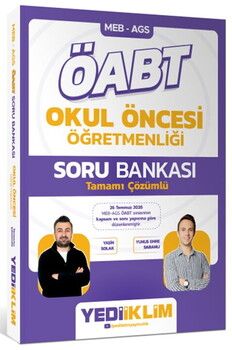 Yediiklim Yayınları 2027 MEB AGS ÖABT Okul Öncesi Öğretmenliği Tamamı Çözümlü Soru Bankası