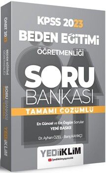 Yediiklim Yayınları 2023 ÖABT Beden Eğitimi Öğretmenliği Spor Kütüphanesi Tamamı Çözümlü Soru Bankası