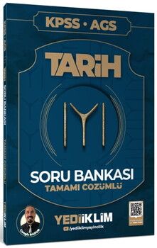 Yediiklim Yayınları 2027 KPSS AGS Kayı Tarih Tamamı Çözümlü Soru Bankası