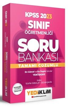 Yediiklim Yayınları 2023 ÖABT Sınıf Öğretmenliği Tamamı Çözümlü Soru Bankası