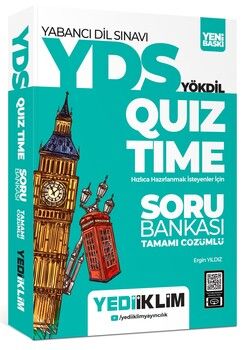 Yediiklim Yayınları YDS YÖKDİL Quiz Time Tamamı Çözümlü Soru Bankası
