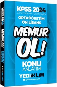 Yediiklim Yayınları 2024 KPSS Ortaöğretim Önlisans Memur Ol Konu Anlatımı 5 Ders Tek Kitap