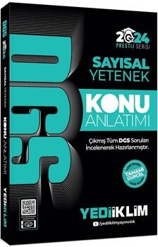 Yediiklim Yayınları 2024 DGS Sayısal Yetenek Konu Anlatımı
