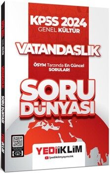 Yediiklim Yayınları 2024 KPSS Genel Kültür Vatandaşlık Soru Dünyası