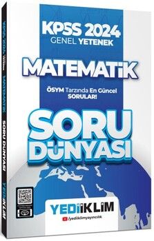 Yediiklim Yayınları 2024 KPSS Genel Yetenek Matematik Soru Dünyası