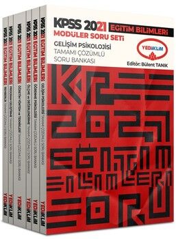 Yediiklim Yayınları 2021 KPSS Eğitim Bilimleri Modüler Soru Bankası Seti