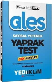 Yediiklim Yayınları 2023 ALES Master Sayısal Yetenek Yaprak Test Çek Kopart