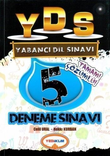 Yediiklim YDS Tamamı Çözümlü 5 Deneme