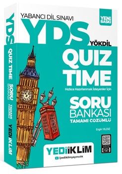 Yediiklim  YDS YÖKDİL Quiz Time Tamamı Çözümlü Soru Bankası