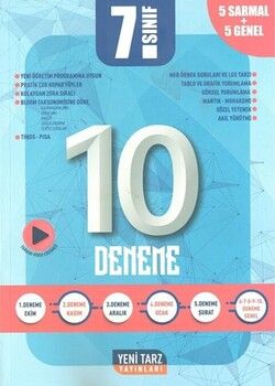 Yeni Tarz Yayınları 7. Sınıf 10 lu Deneme Sınavı